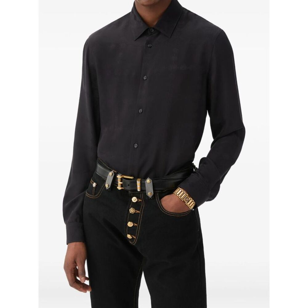Versace Black Shirts Men